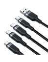 Hurtownia GSM - Kabel Joyroom S-1T4018A18 4w1 USB-A/USB-C - 2x Lightning - microUSB 1.2m schwarz - JYR777 - {ean13} - Hurt