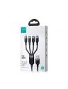 Hurtownia GSM - Kabel Joyroom S-1T4018A18 4w1 USB-A/USB-C - 2x Lightning - microUSB 1.2m schwarz - JYR777 - {ean13} - Hurt