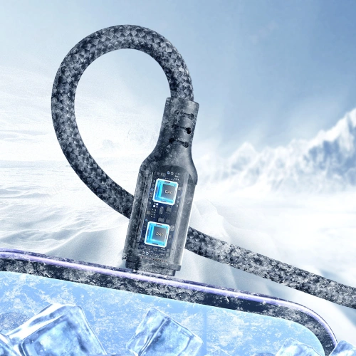 Kabel Joyroom S-1T4018A18 4w1 USB-A/USB-C - 2x Lightning - microUSB 1.2m czarny