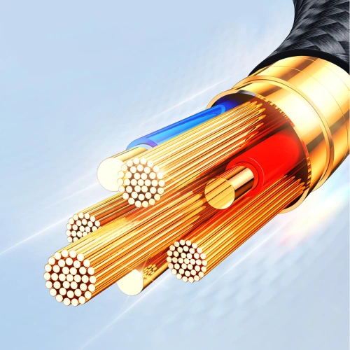 Kabel Joyroom S-1T4018A18 4w1 USB-A/USB-C - 2x Lightning - microUSB 1.2m czarny