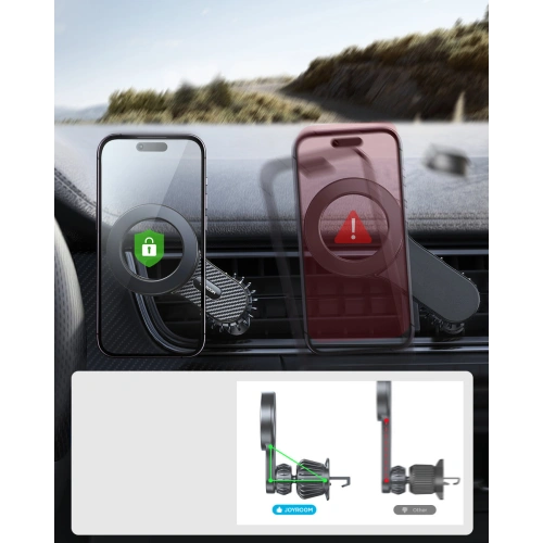 Uchwyt samochodowy magnetyczny MagSafe Joyroom JR-ZS355 czarny