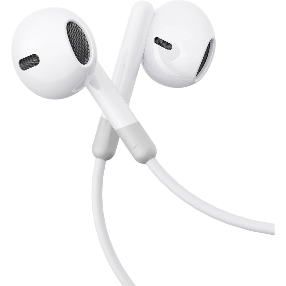 Wholesale Joyroom JR-EW01 mini jack Earphones with controller white - JYR779 - {ean13} - Hurt