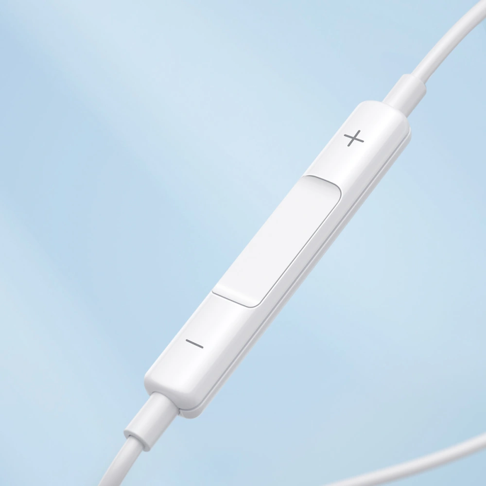 Wholesale Joyroom JR-EW01 mini jack Earphones with controller white - JYR779 - {ean13} - Hurt