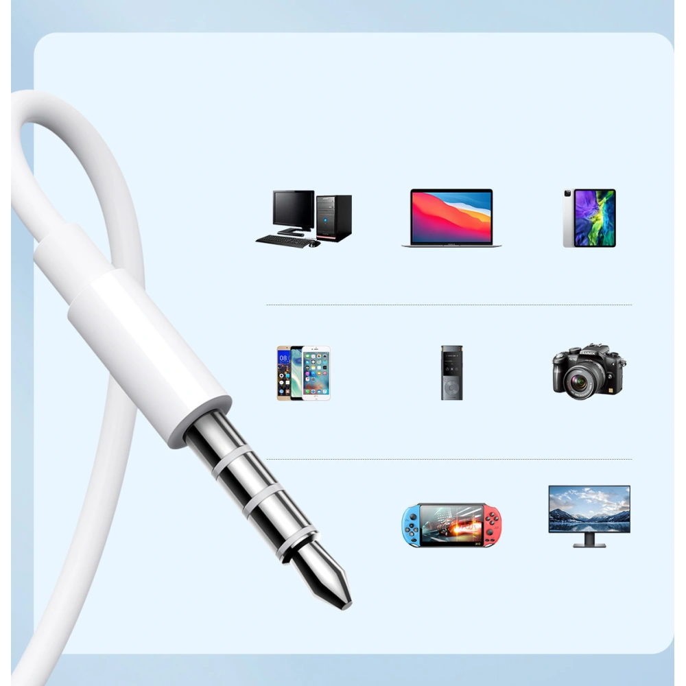 Hurtownia GSM - Căști Joyroom JR-EW01 mini jack cu telecomandă albe - JYR779 - {ean13} - Hurt
