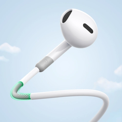 Słuchawki Joyroom JR-EW01 mini jack z pilotem sterowania białe