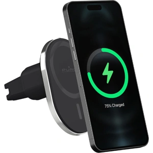Hurtownia GSM - MagSafe Autohalterung mit kabellosem Ladegerät PURO MagPro Car Holder (schwarz) - PUR722 - {ean13} - Hurt
