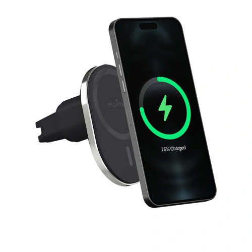 Uchwyt samochodowy z ładowarką bezprzewodową MagSafe PURO MagPro Car Holder (czarny)