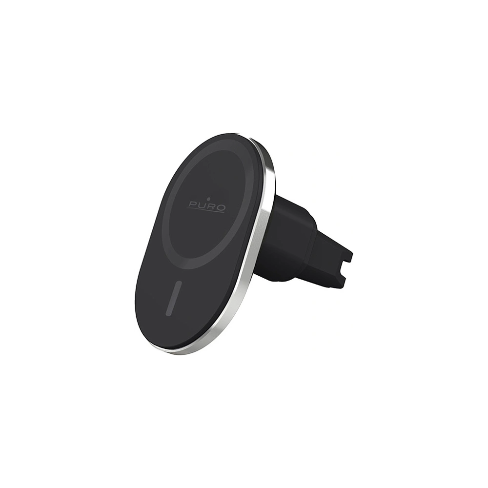 Hurtownia GSM - MagSafe vezeték nélküli töltővel ellátott autós tartó PURO MagPro Car Holder (fekete) - PUR722 - {ean13} - Hurt
