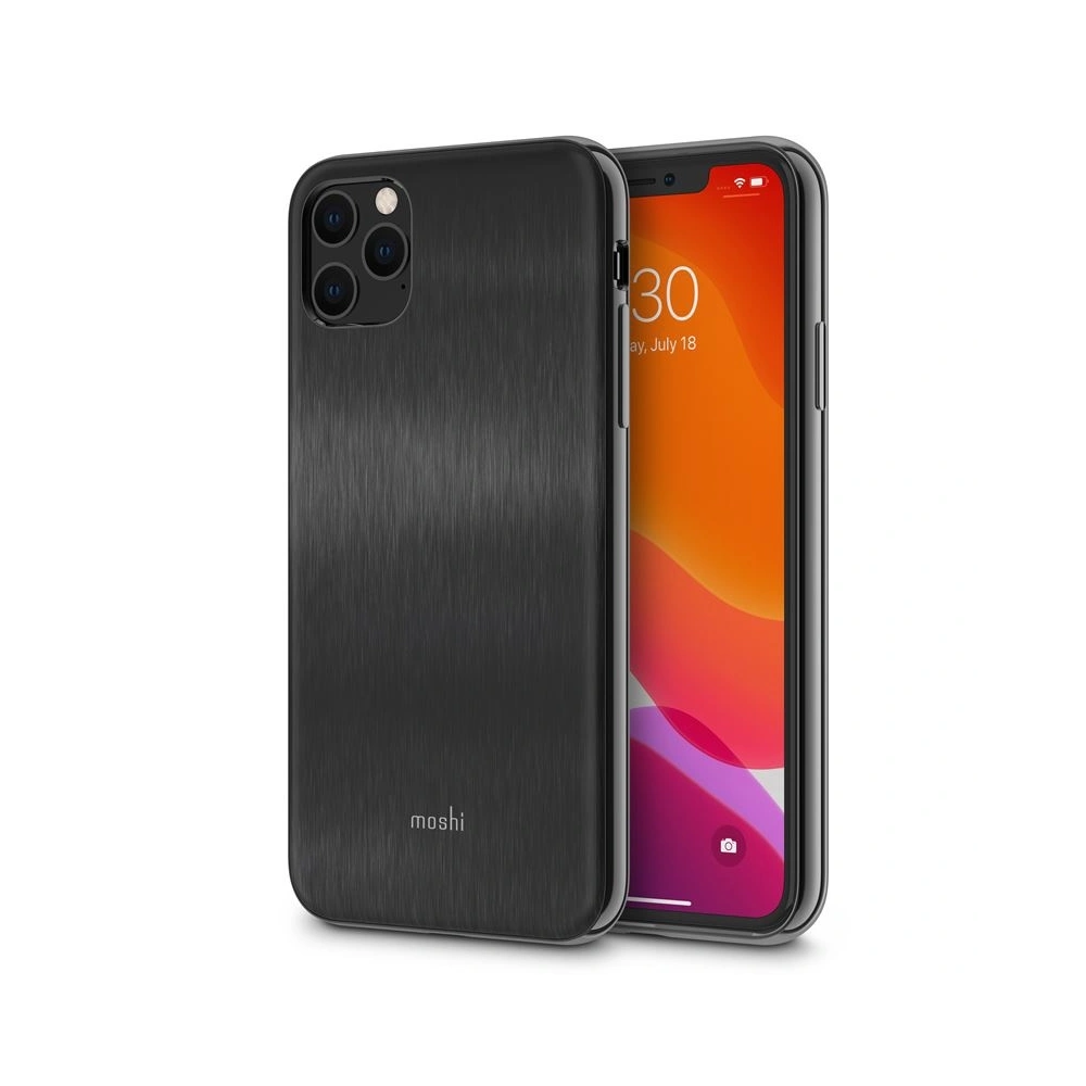 Hurtownia GSM - [OUTLET] Etui Moshi iGlaze Apple iPhone 11 Pro Max (SnapTo rendszer) (Armour Black) - OT-531 - {ean13} - Hurt