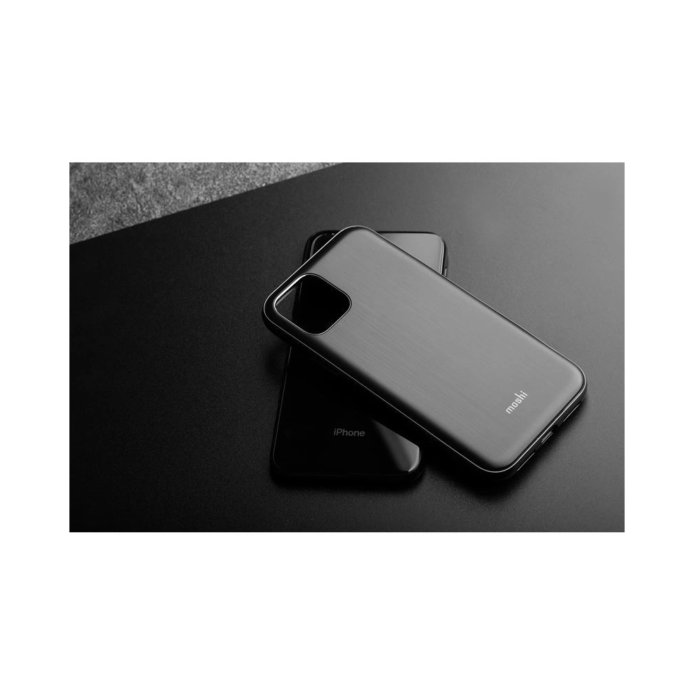 Hurtownia GSM - [OUTLET] Etui Moshi iGlaze Apple iPhone 11 Pro Max (SnapTo rendszer) (Armour Black) - OT-531 - {ean13} - Hurt