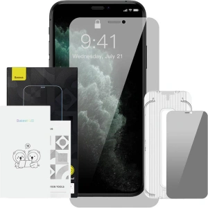 Hurtownia GSM - Sticlă securizată Baseus Crystal Privacy Protection 0.3mm Apple iPhone XS/X - BSU4511 - {ean13} - Hurt