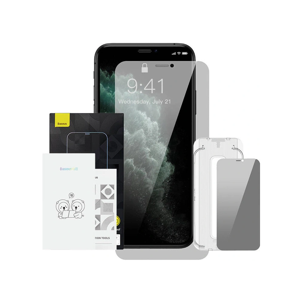 Wholesale Baseus Crystal Privacy Protection Glass 0.3mm Apple iPhone XS/X - BSU4511 - {ean13} - Hurt