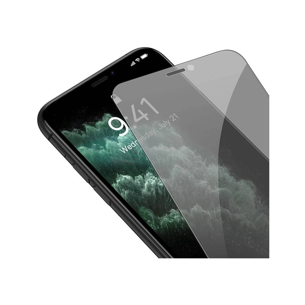 Gehärtetes Glas Baseus Crystal Privacy Protection 0.3mm Apple iPhone XS/X