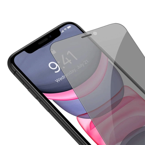 Szkło hartowane Baseus Crystal Privacy Protection 0.3mm Apple iPhone 11/XR