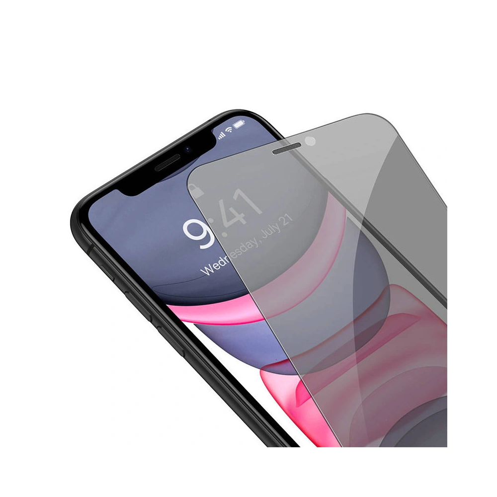 Hurtownia GSM - Sticlă securizată Baseus Crystal Privacy Protection 0.3mm Apple iPhone 11/XR - BSU4512 - {ean13} - Hurt