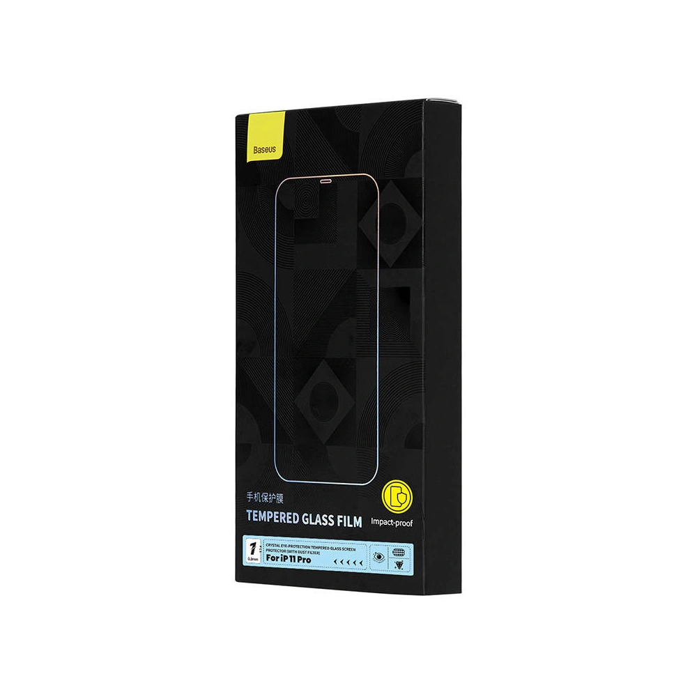 Hurtownia GSM - Sticlă securizată Baseus Crystal Eye-Protection 0.3mm Apple iPhone X/XS - BSU4513 - {ean13} - Hurt