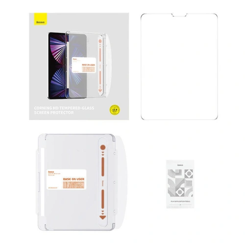 Szkło hartowane Baseus Corning 0.4 mm Apple iPad Pro 12.9 2018/2020/2021/2022 (3., 4., 5. i 6. generacji)