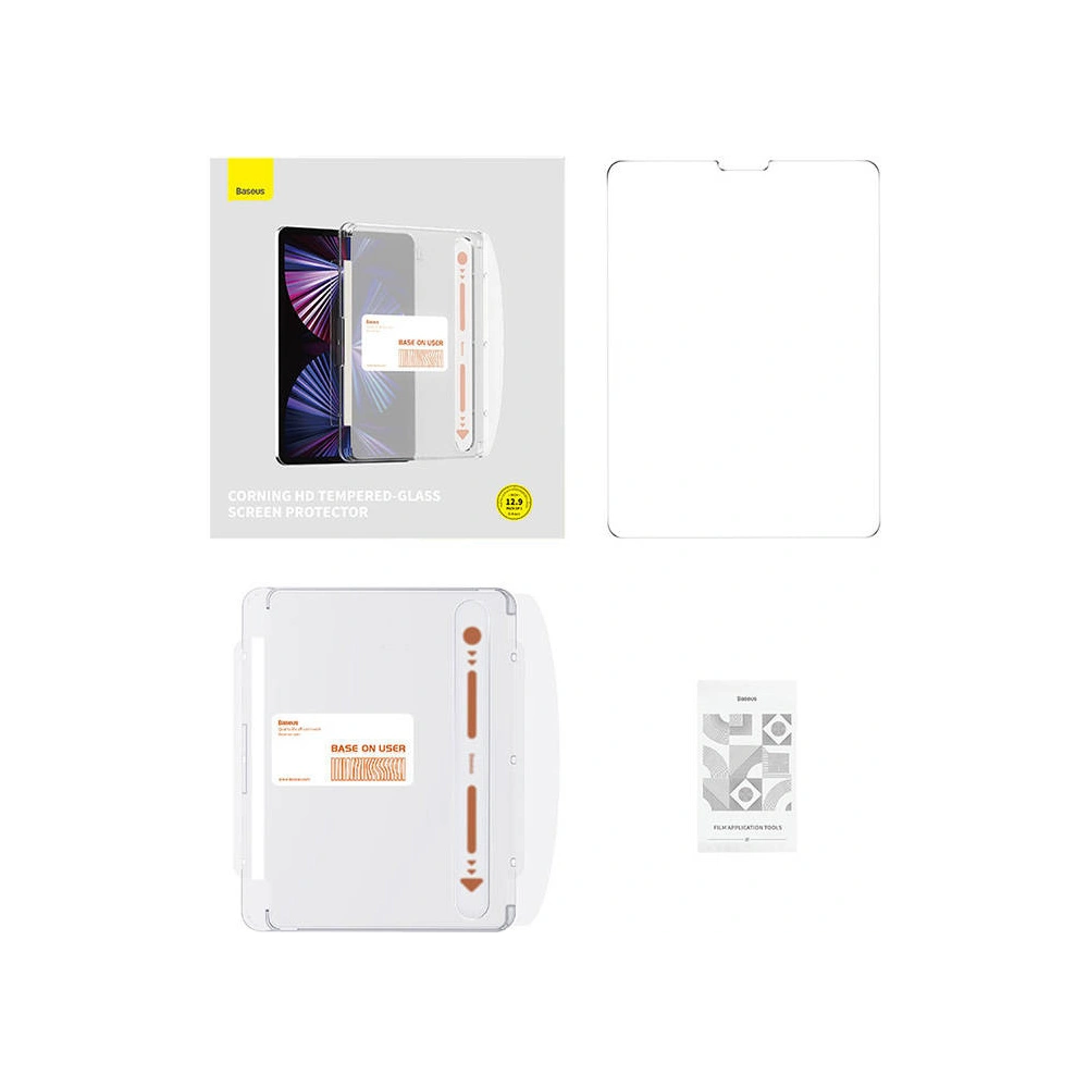 Hurtownia GSM - Edzett üveg Baseus Corning 0.4 mm Apple iPad Pro 12.9 2018/2020/2021/2022 (3., 4., 5. és 6. generáció) - BSU4516 - {ean13} - Hurt