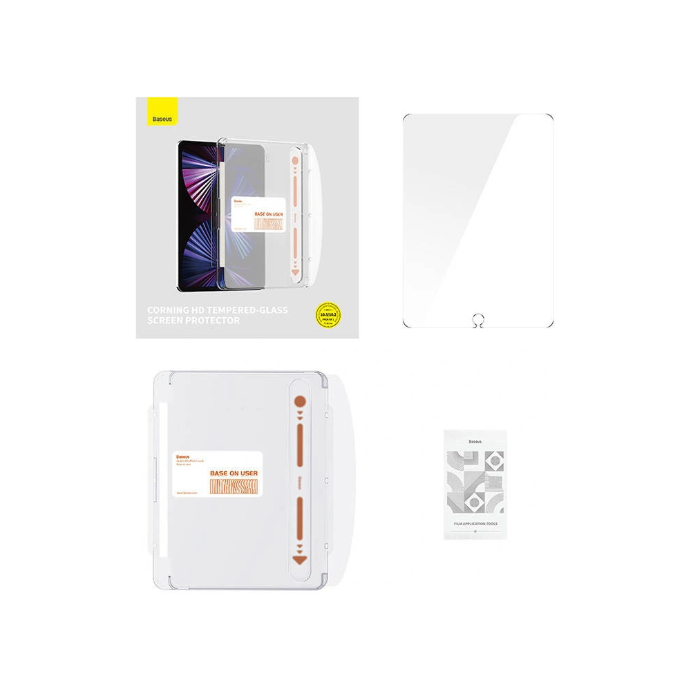 Wholesale Baseus Corning 0.4mm Glass Apple iPad 10.2 2019/2020/2021 (7, 8, 9 gen)/iPad Air 10.5 2019 (3 gen) - BSU4517 - {ean13} - Hurt
