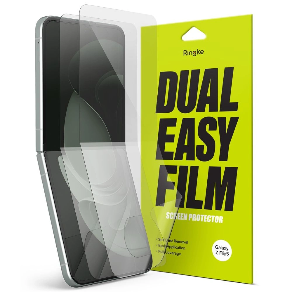 Wholesale Ringke Dual Easy Samsung Galaxy Z Flip 4/5 Clear [2 PACK] - RGK1813 - {ean13} - Hurt