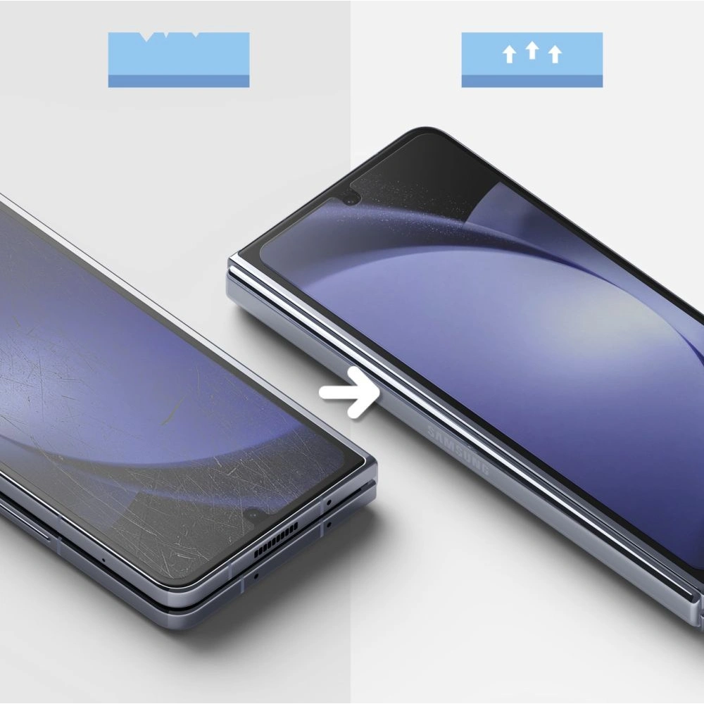 Wholesale Ringke Dual Easy Set Samsung Galaxy Z Fold 5 Clear - RGK1814 - {ean13} - Hurt