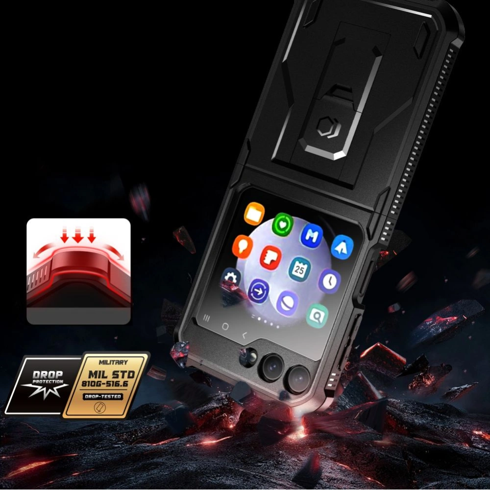 Hurtownia GSM - Etui Tech-Protect Kevlar Pro Samsung Galaxy Z Flip 5 Schwarz - THP2132 - {ean13} - Hurt