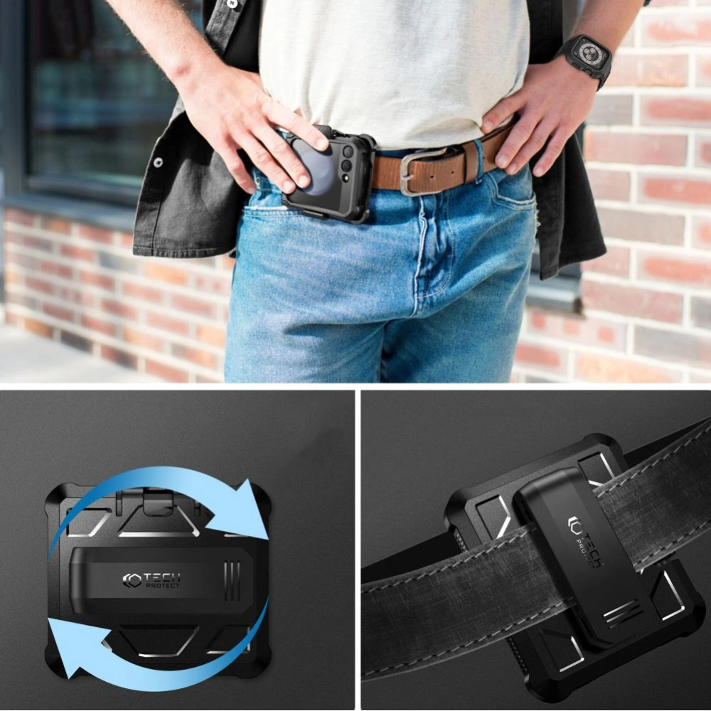 Wholesale Tech-Protect Kevlar Pro Samsung Galaxy Z Flip 5 Black - THP2132 - {ean13} - Hurt