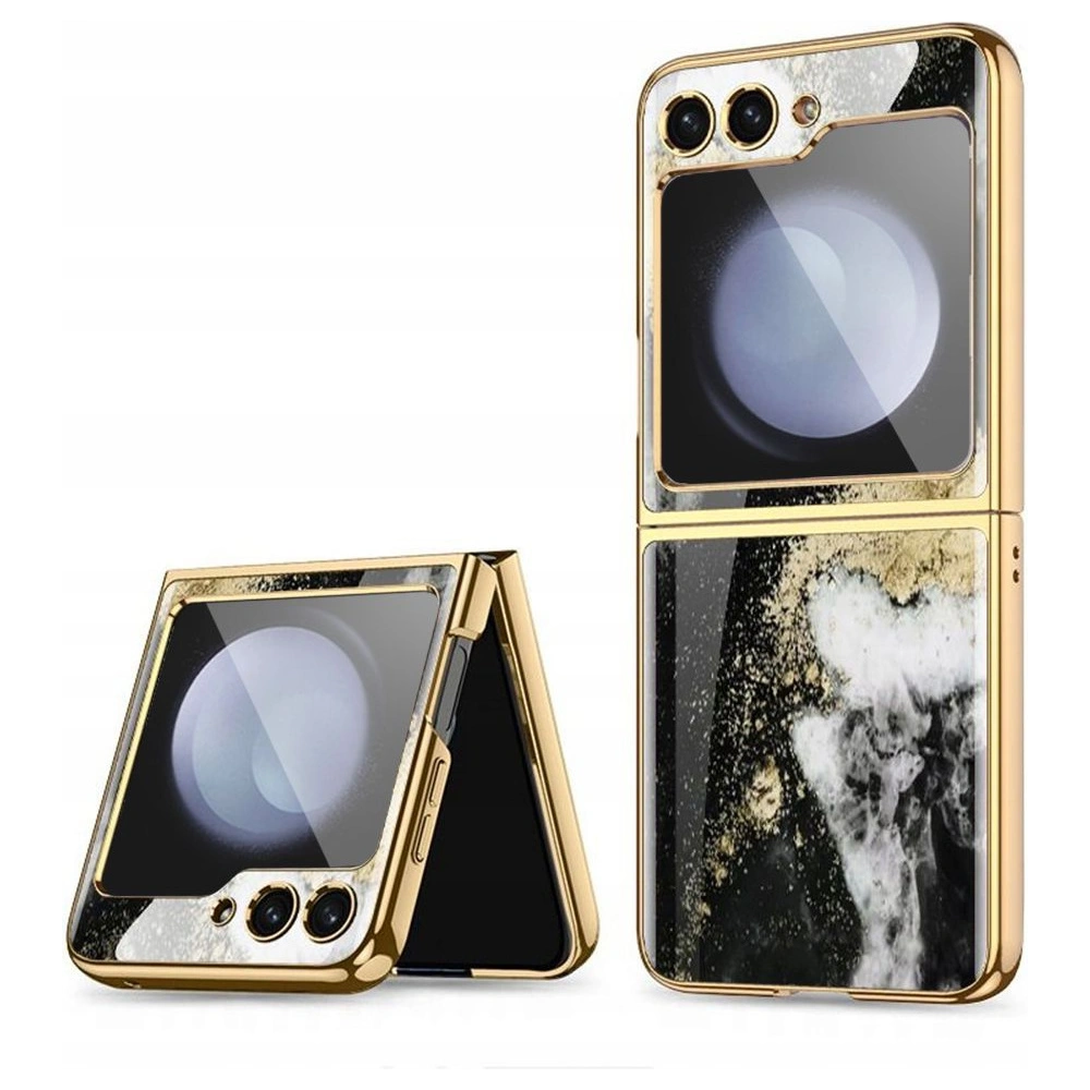 Hurtownia GSM - Etui Tech-Protect Mood Marble Samsung Galaxy Z Flip 5 Schwarz - THP2138 - {ean13} - Hurt