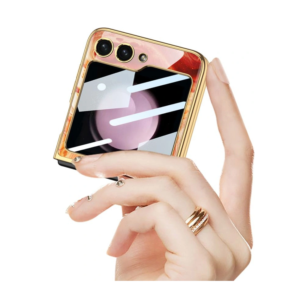Hurtownia GSM - Etui Tech-Protect Mood Marble Samsung Galaxy Z Flip 5 Violett - THP2139 - {ean13} - Hurt