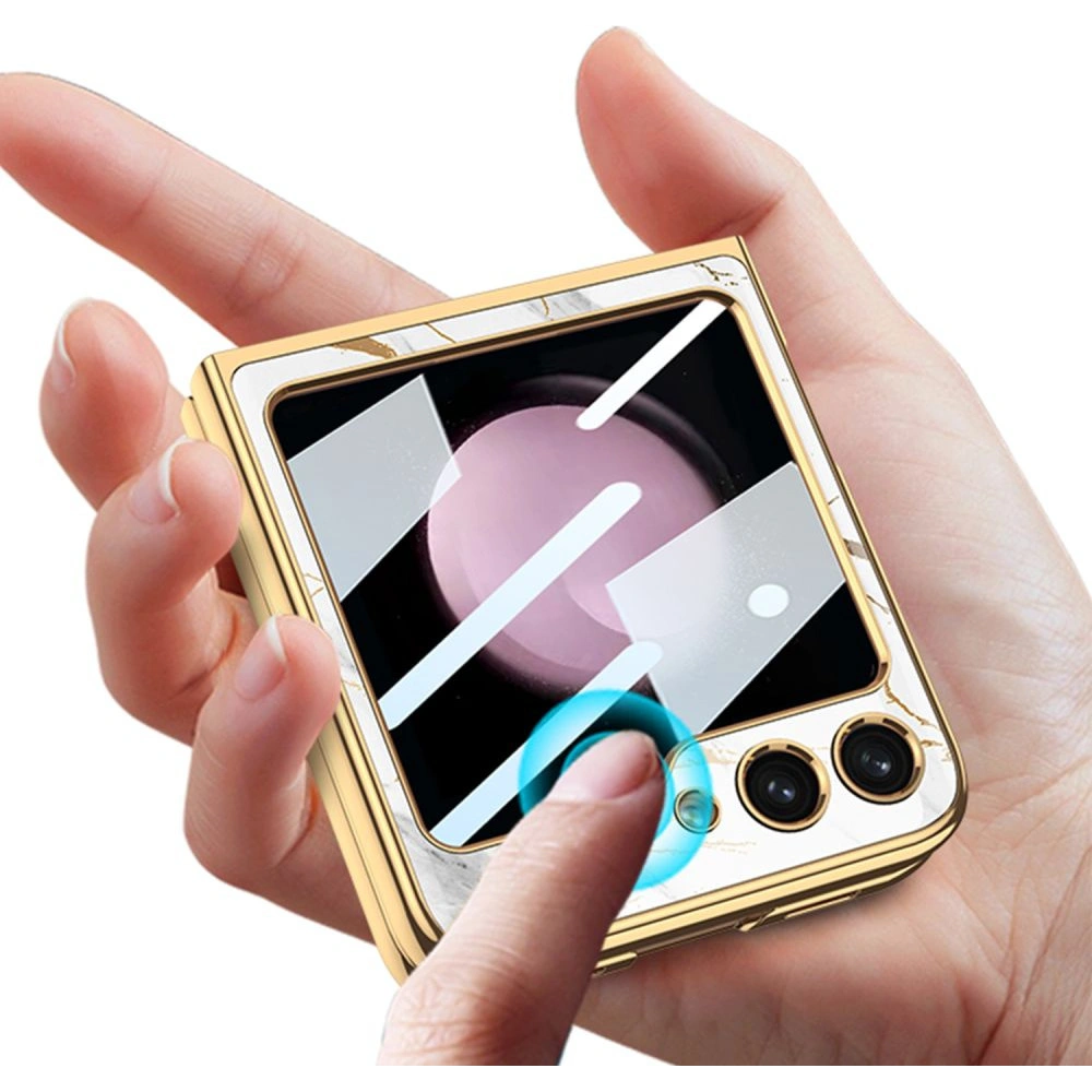 Wholesale Tech-Protect Mood Marble Samsung Galaxy Z Flip 5 Violet - THP2139 - {ean13} - Hurt