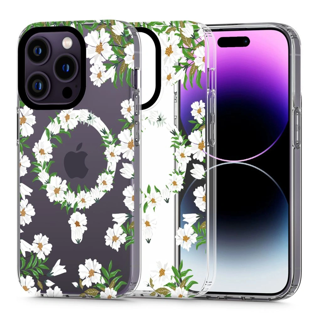 Hurtownia GSM - Etui Tech-Protect Magmood MagSafe Apple iPhone 14 Pro Bílá Sedmikráska - THP2140 - {ean13} - Hurt