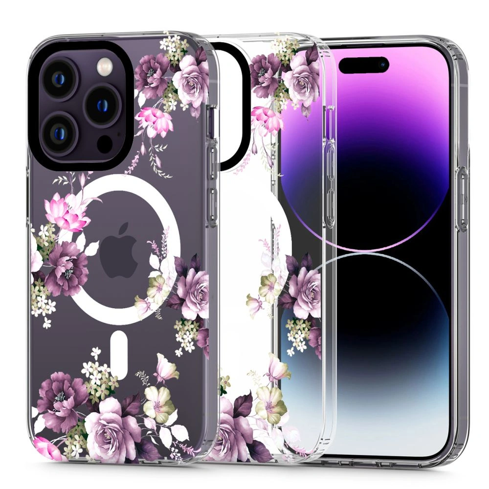 Hurtownia GSM - Etui Tech-Protect Magmood MagSafe Apple iPhone 14 Pro Primăvară Florală - THP2142 - {ean13} - Hurt