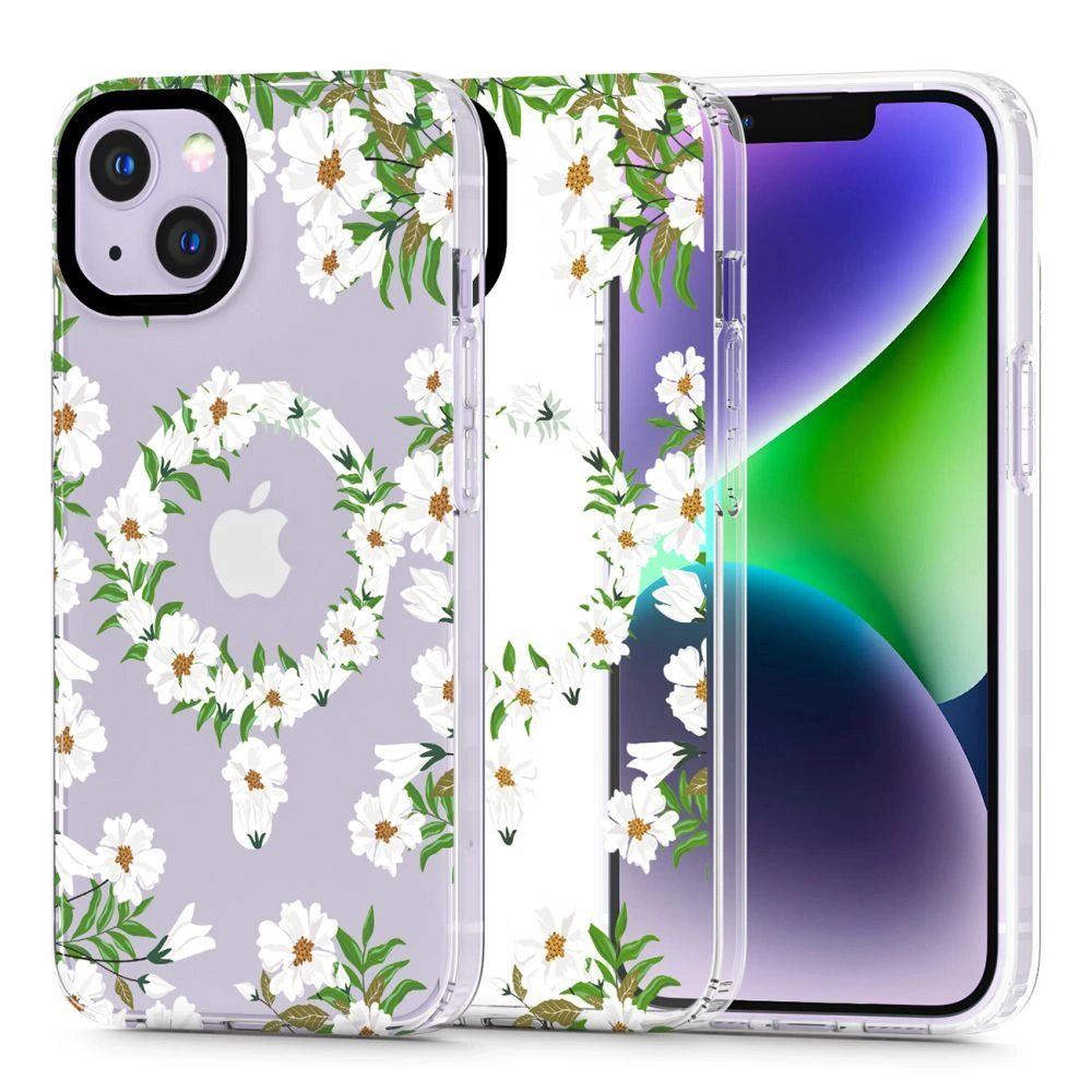 Hurtownia GSM - Etui Tech-Protect Magmood MagSafe Apple iPhone 14 Fehér Daisy - THP2143 - {ean13} - Hurt