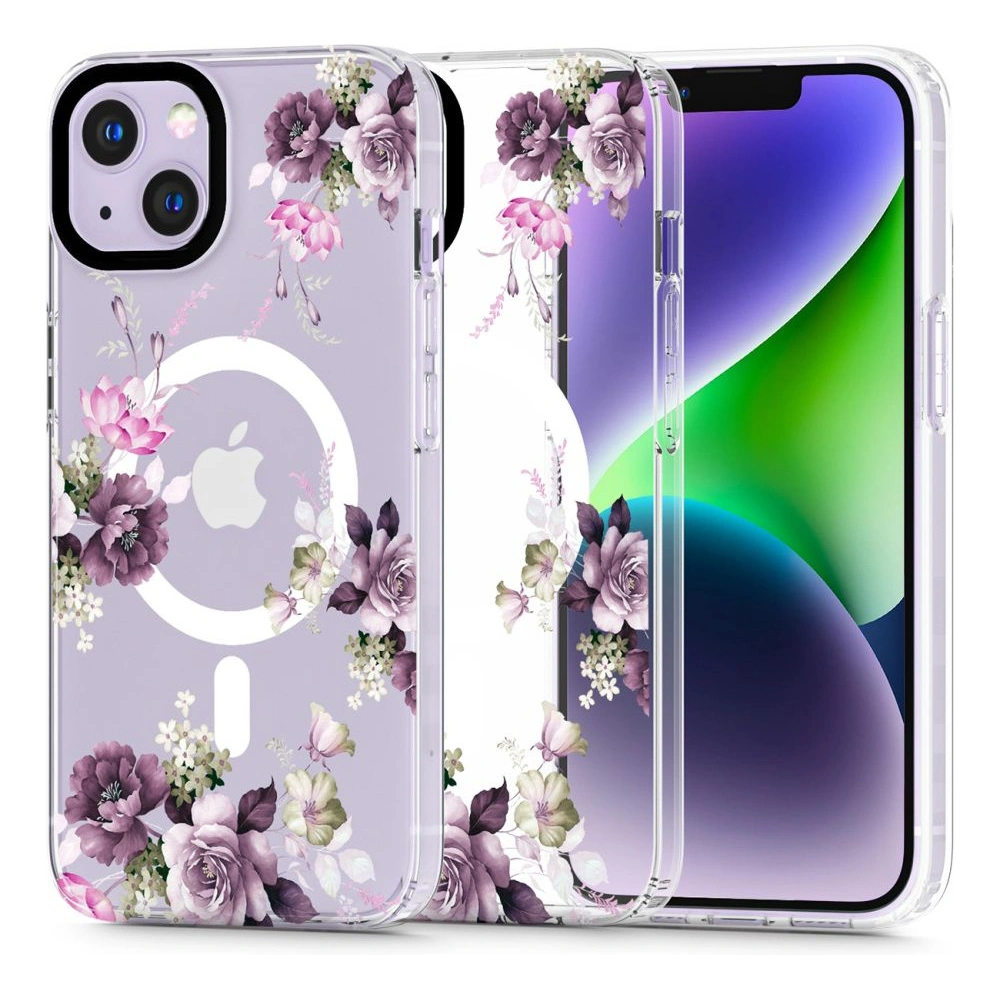 Hurtownia GSM - Etui Tech-Protect Magmood MagSafe Apple iPhone 14 Jarní květinový - THP2145 - {ean13} - Hurt