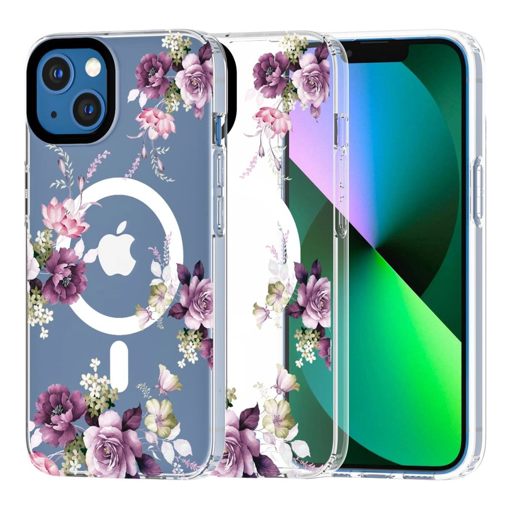 Hurtownia GSM - Etui Tech-Protect Magmood MagSafe Apple iPhone 13 Frühlingsblumen - THP2154 - {ean13} - Hurt