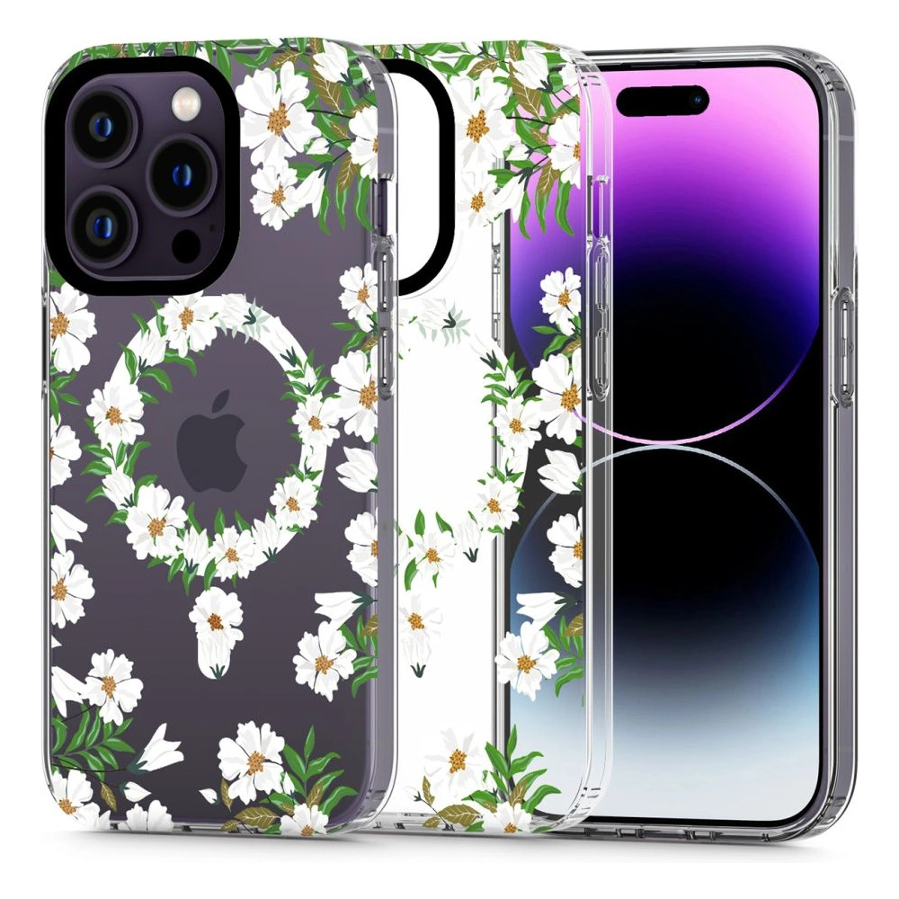 Hurtownia GSM - Etui Tech-Protect Magmood MagSafe Apple iPhone 13 Pro Max Bílá Sedmikráska - THP2155 - {ean13} - Hurt