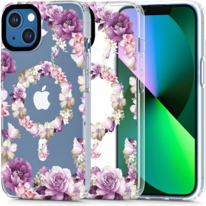 Etui Tech-Protect Magmood MagSafe Apple iPhone 13 mini Rose Floral Etui Tech-Protect Magmood MagSafe Apple iPhone 13 mini Rose Floral