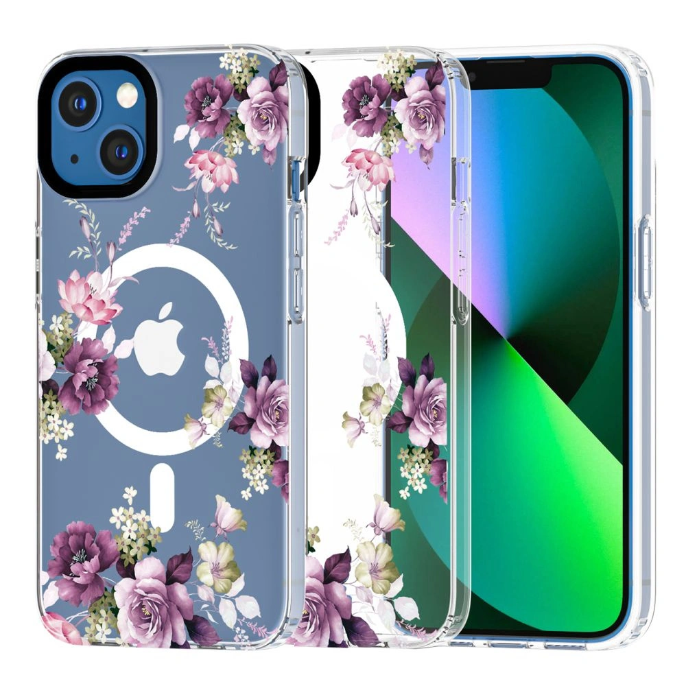 Hurtownia GSM - Etui Tech-Protect Magmood MagSafe Apple iPhone 13 mini Tavaszi Virág - THP2160 - {ean13} - Hurt