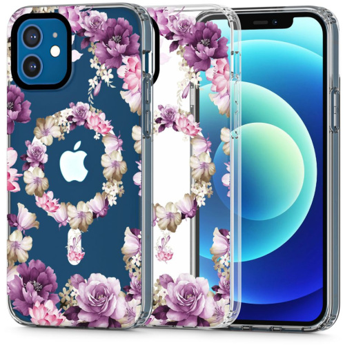 Hurtownia Tech-Protect - 9490713936023 - THP2162 - Etui Tech-Protect Magmood MagSafe Apple iPhone 12/12 Pro Rose Floral - B2B homescreen