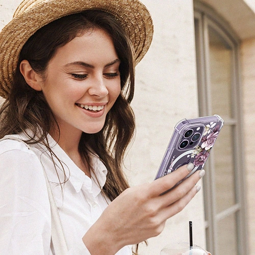 Etui Tech-Protect Magmood MagSafe Apple iPhone 12/12 Pro Rose Floral