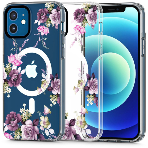 Hurtownia Tech-Protect - 9490713936030 - THP2163 - Etui Tech-Protect Magmood MagSafe Apple iPhone 12/12 Pro Spring Floral - B2B homescreen