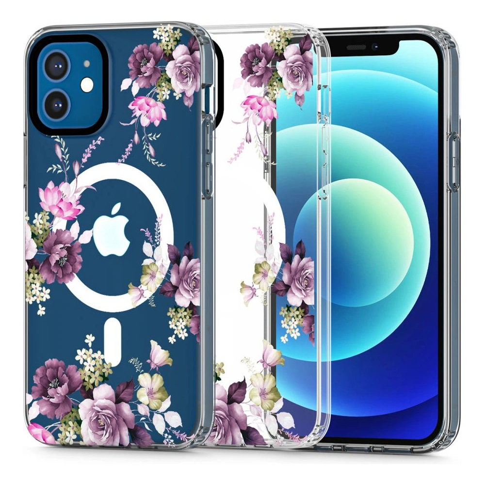 Hurtownia GSM - Etui Tech-Protect Magmood MagSafe Apple iPhone 12/12 Pro Primăvara Florală - THP2163 - {ean13} - Hurt