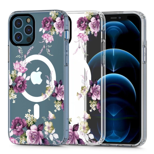 Etui Tech-Protect Magmood MagSafe Apple iPhone 12/12 Pro Spring Floral