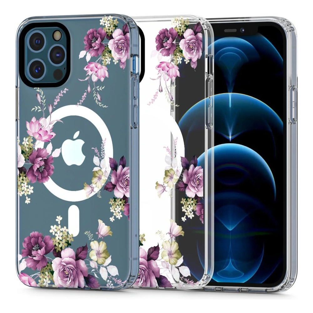 Hurtownia GSM - Etui Tech-Protect Magmood MagSafe Apple iPhone 12/12 Pro Primăvara Florală - THP2163 - {ean13} - Hurt