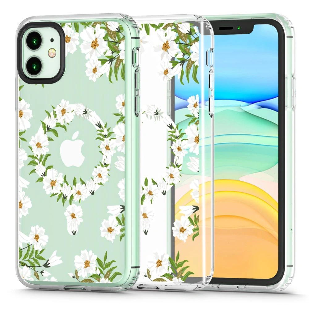 Hurtownia GSM - Etui Tech-Protect Magmood MagSafe Apple iPhone 11 Bílá sedmikráska - THP2164 - {ean13} - Hurt