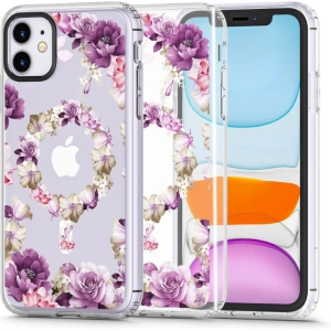Etui Tech-Protect Magmood MagSafe Apple iPhone 11 Rose Floral