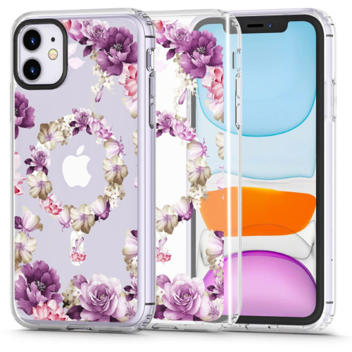 Tech-Protect Distributor - 9490713936054 - THP2165 - Tech-Protect Magmood MagSafe Apple iPhone 11 Rose Floral - B2B homescreen