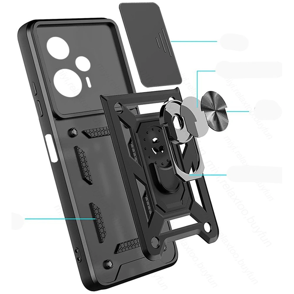 Hurtownia GSM - Etui Tech-Protect CamShield Pro Xiaomi POCO F5 Fekete - THP2169 - {ean13} - Hurt