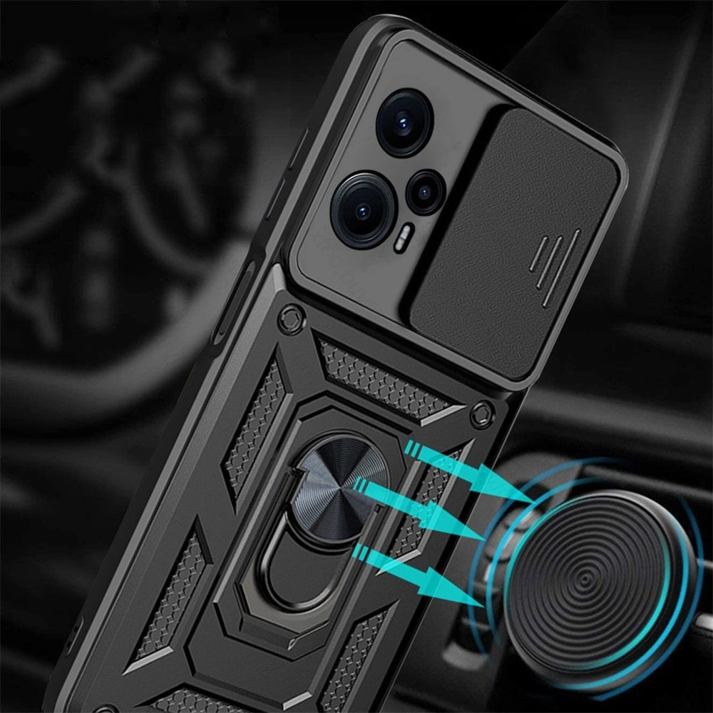 Hurtownia GSM - Etui Tech-Protect CamShield Pro Xiaomi POCO F5 Fekete - THP2169 - {ean13} - Hurt