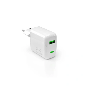 Hurtownia GSM - PURO MiniPro Wandladegerät GaN USB-C/USB-A 65W PD (weiß) - PUR723 - {ean13} - Hurt